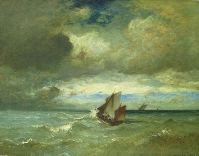 Choppy Sea, c.1870 by Jules Dupré